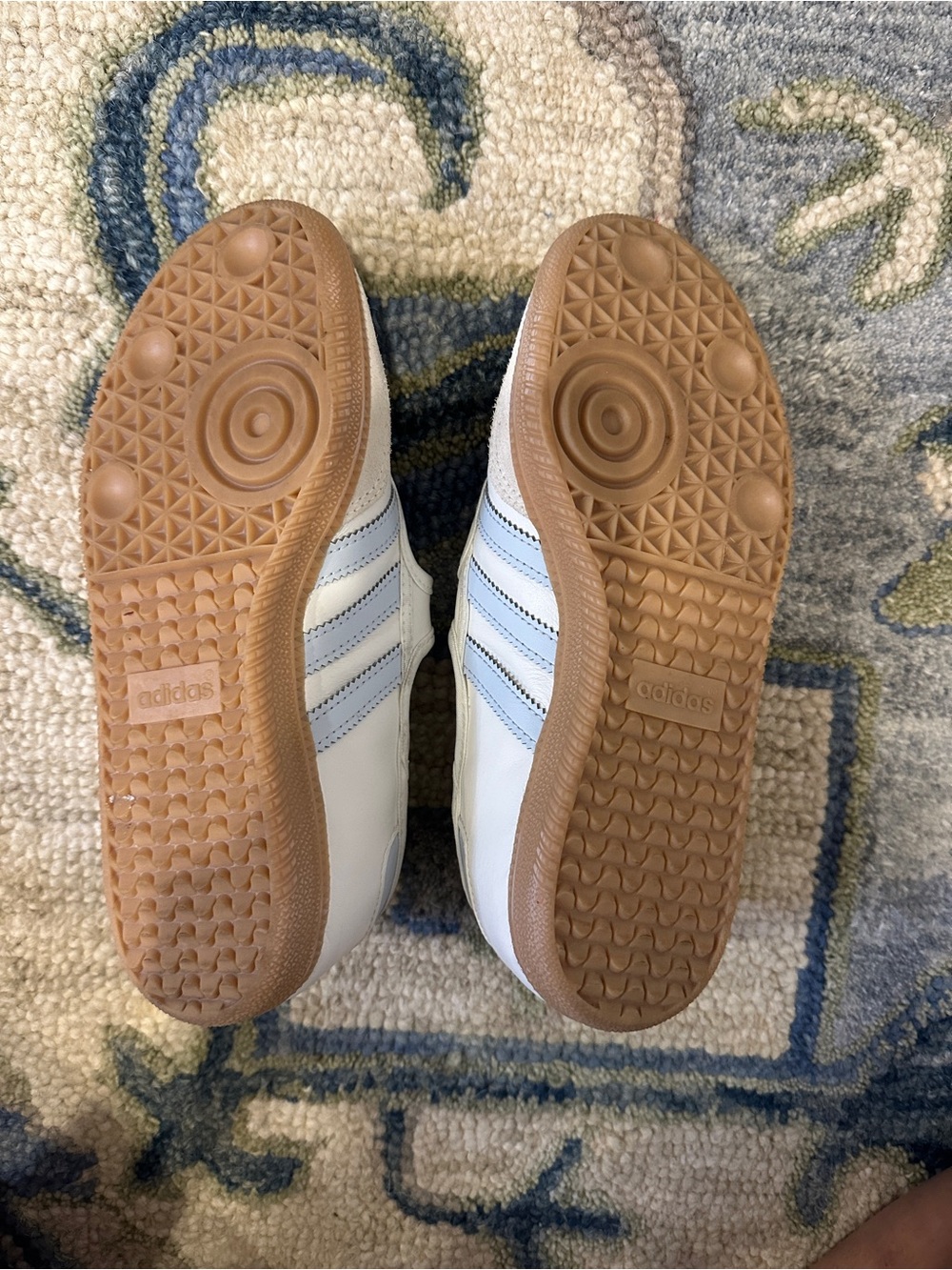 adidas Samba Jane White Gum Blue Halo Women's - Picture 14 of 14